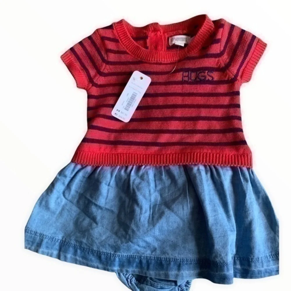 Gymboree 2pc HUGS dress and matching diaper cover